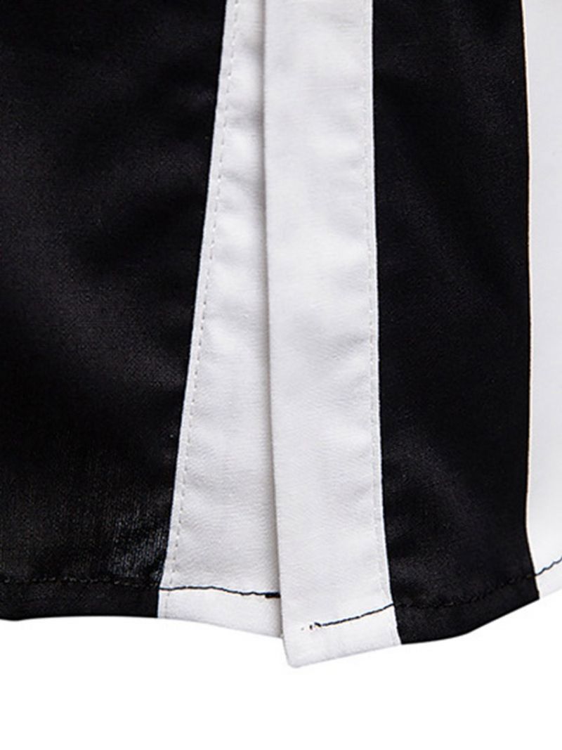 Jednorzędowa Koszula Jesienna Z Nadrukiem Casual Lapel