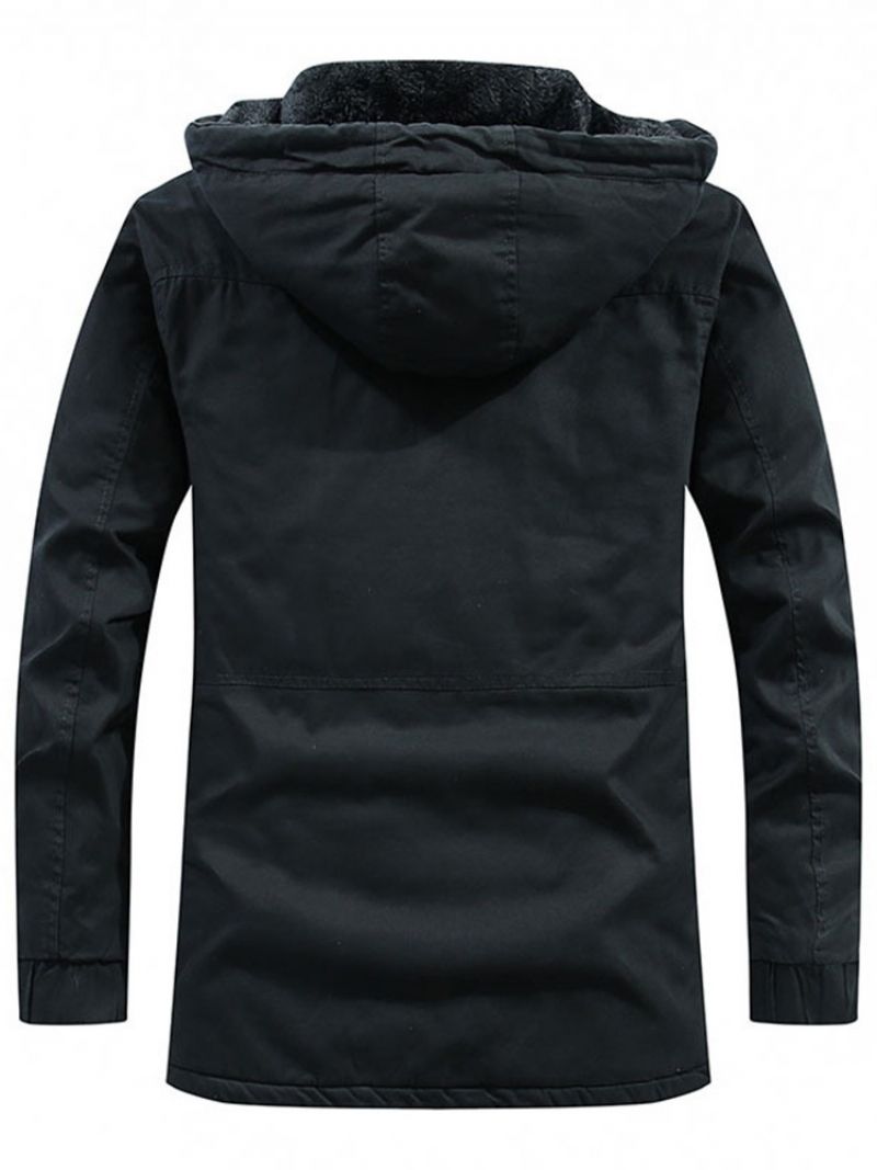 Standardowa Zwykła Kieszeń Na Zamek Błyskawiczny Casual Down Jacket