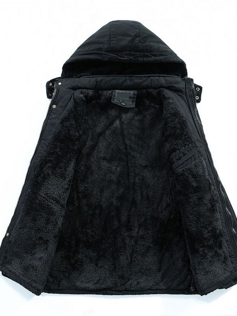 Standardowa Zwykła Kieszeń Na Zamek Błyskawiczny Casual Down Jacket