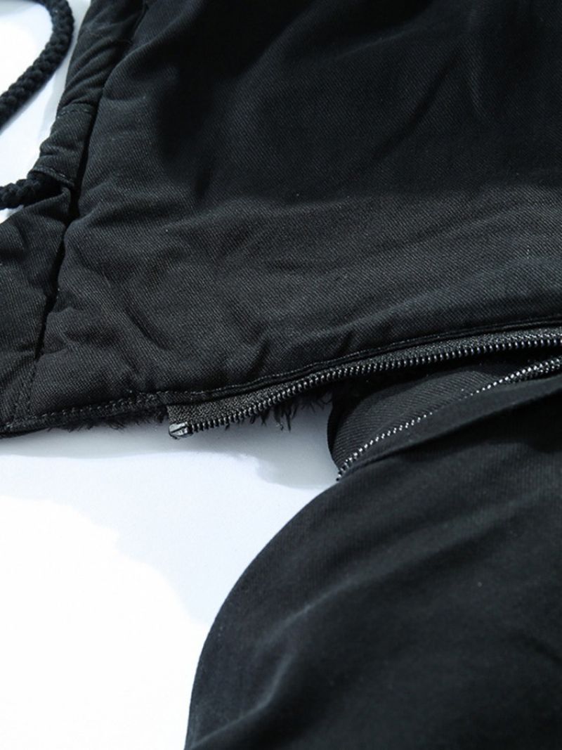 Standardowa Zwykła Kieszeń Na Zamek Błyskawiczny Casual Down Jacket