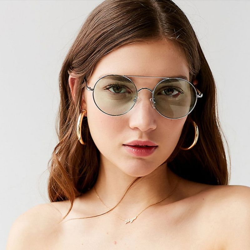 Okulary Przeciwsłoneczne Z Żywicy W Stylu Vintage