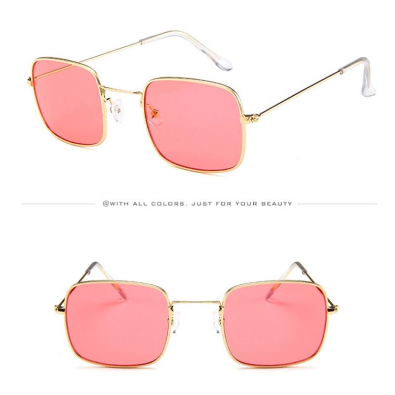 Retro Pomarańczowe Okulary Przeciwsłoneczne