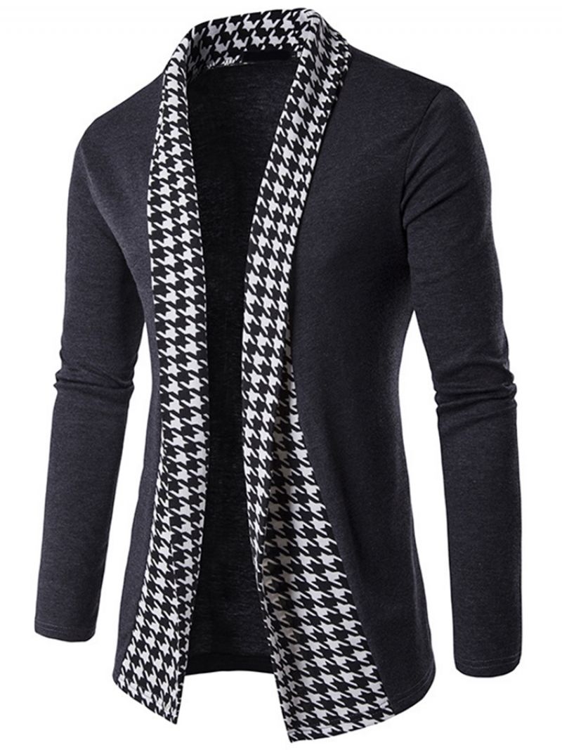 Sweter Męski Vogue Houndstooth Patchwork