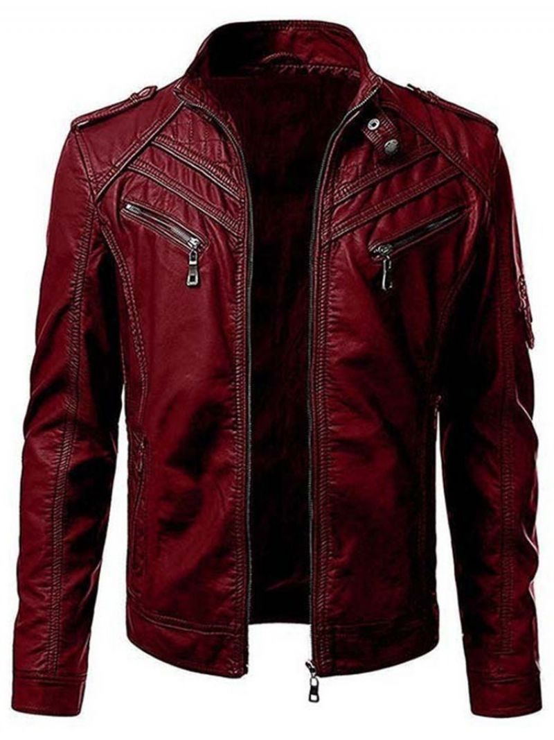 Zwykły Stójkowy Kołnierzyk Z Suwakiem Spring Slim Jacket