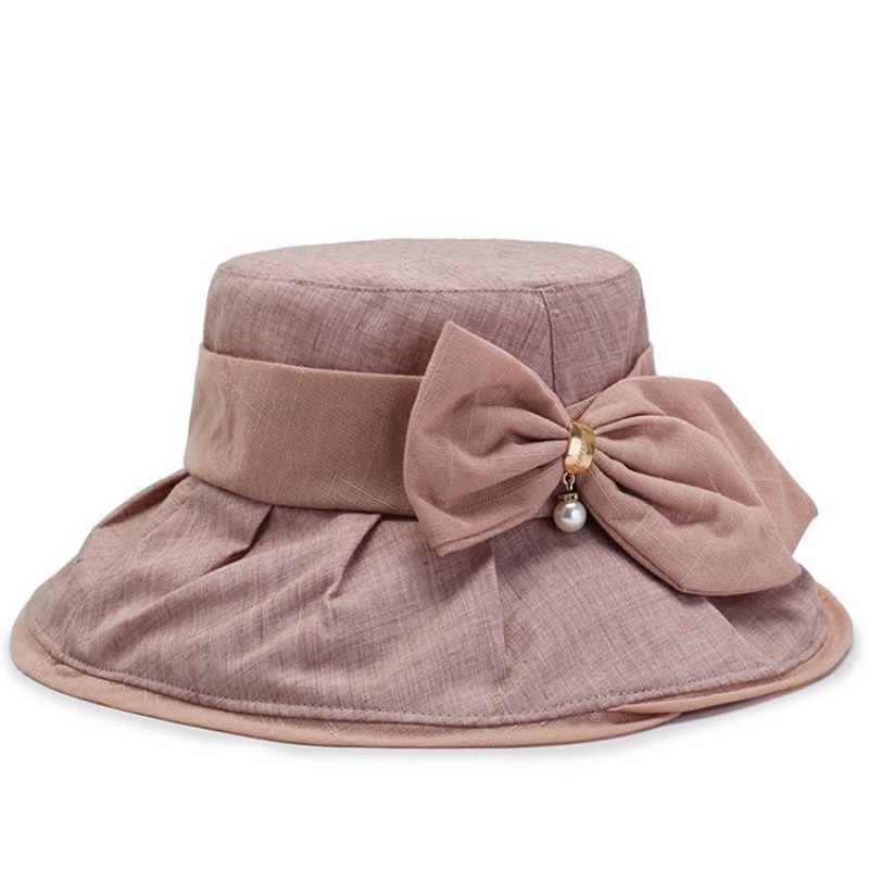Kapelusz Wiadro Bowknot Jesień Kapelusze