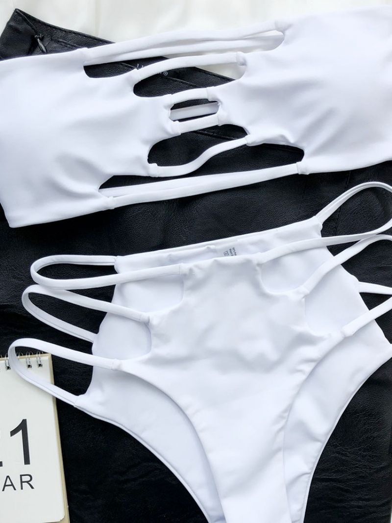 Jednolity Zestaw Bikini Hollow Stroje Kąpielowe