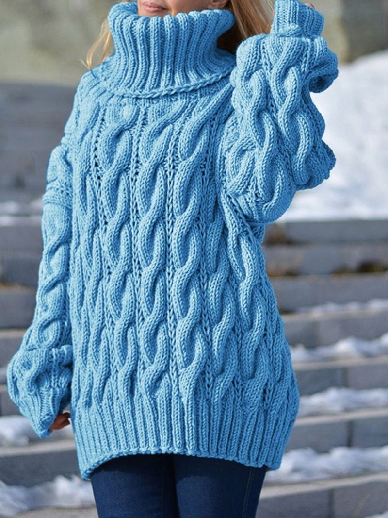Cienki Wiosenny Dopasowany Sweter