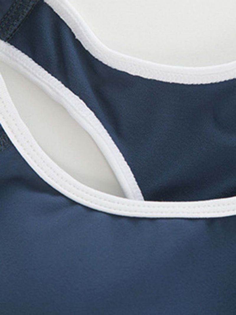 Biustonosze Sportowe Letter Push Up Full Cup Bez Fiszbin