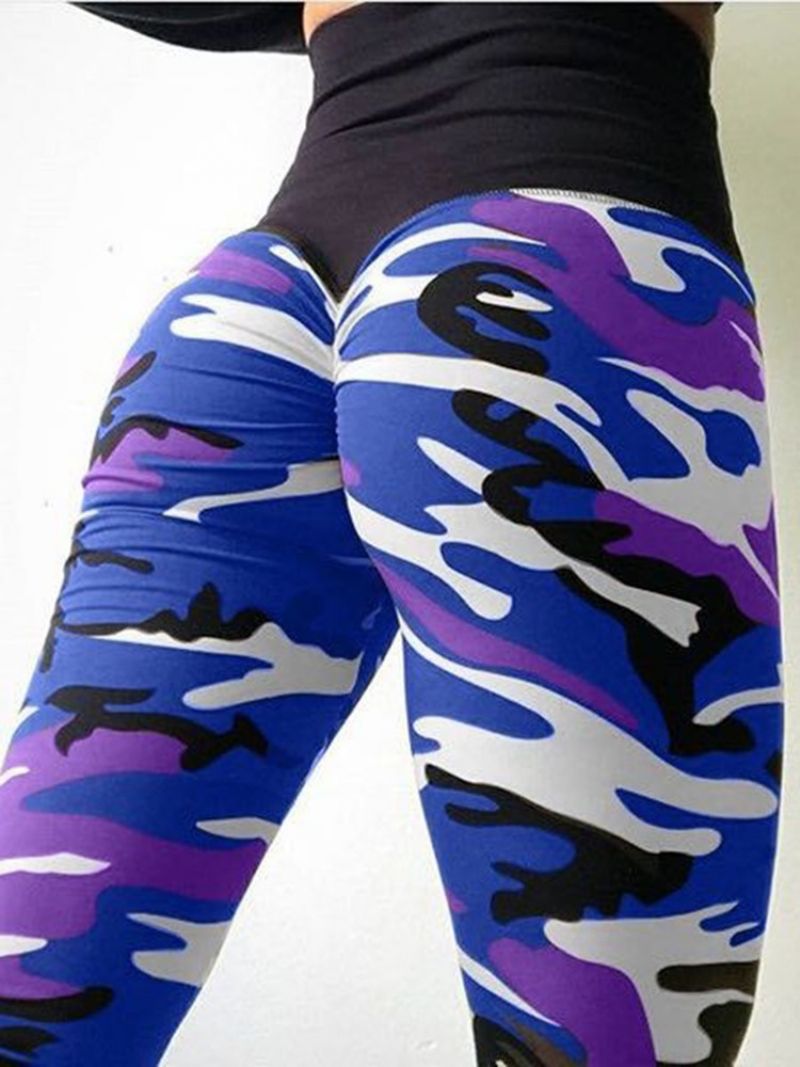 Kamuflażowe Legginsy Do Jogi Legginsy Do Jogi Spodnie Z Wysokim Stanem Tiktok Legginsy