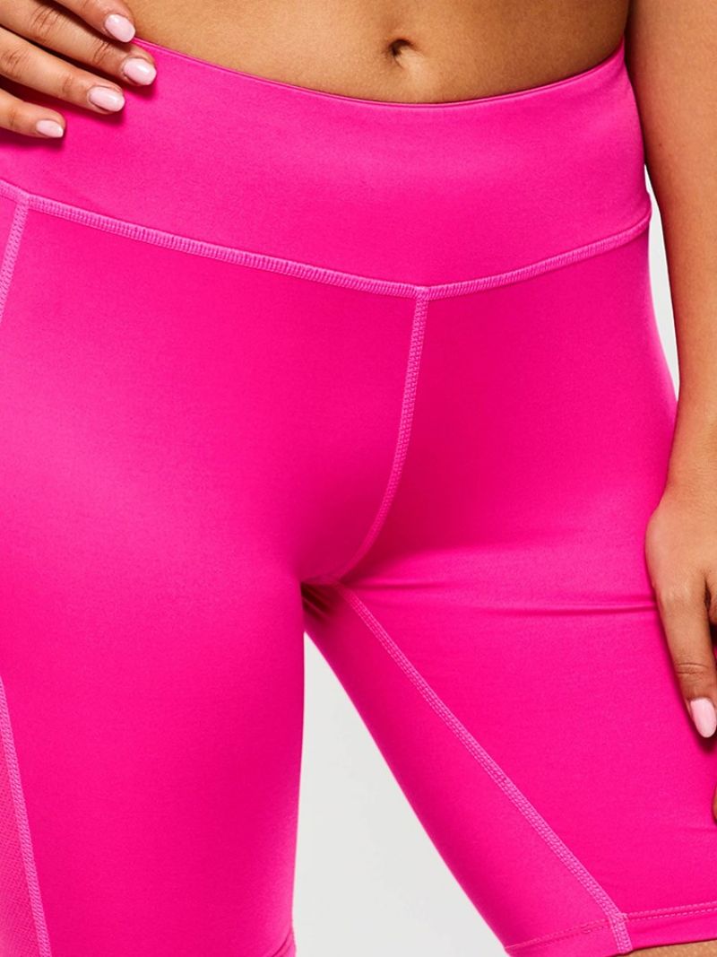 Kieszenie Damskie Anti-Pot Solid Gym Sport Spodenki Do Jogi Spodnie Do Jogi Legginsy Z Wysokim Stanem Tiktok