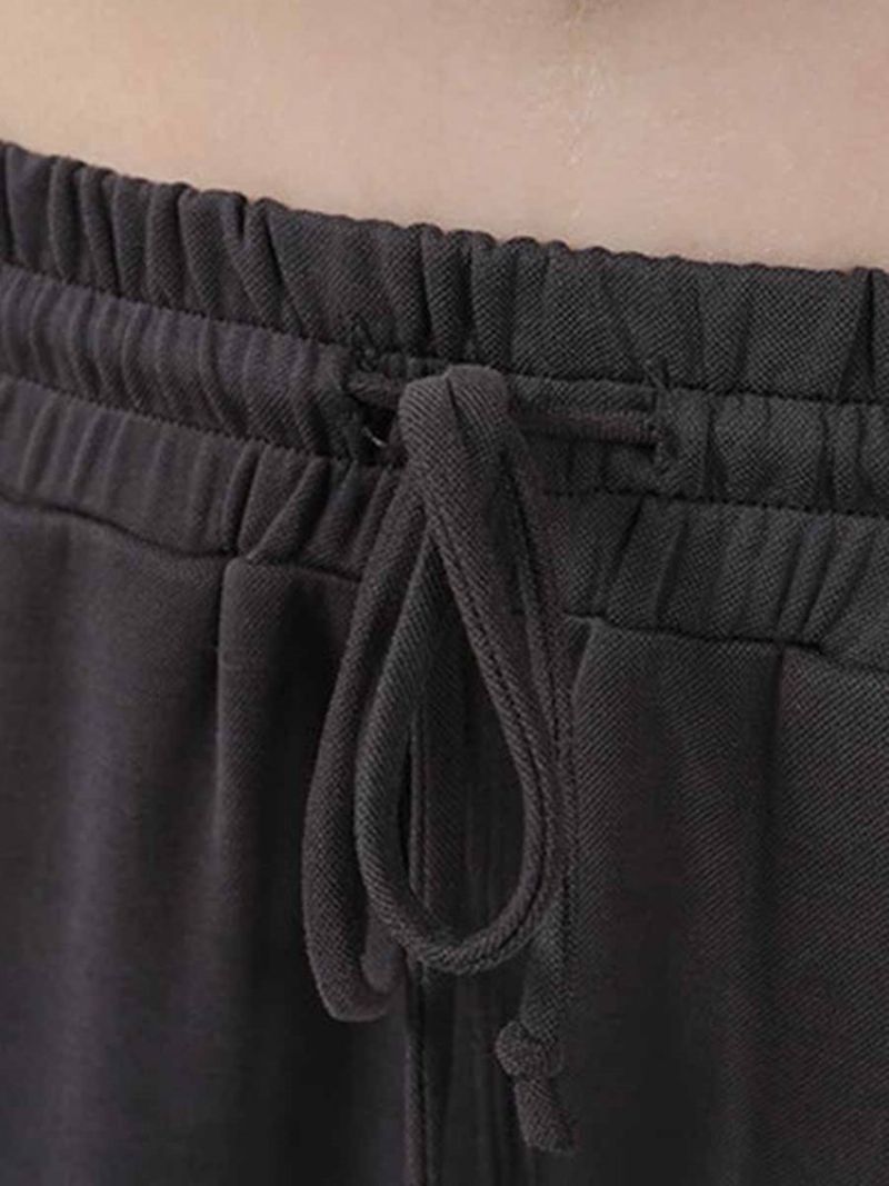 Oddychające Spodnie Sportowe Z Modalu Z Solidnymi Kieszeniami