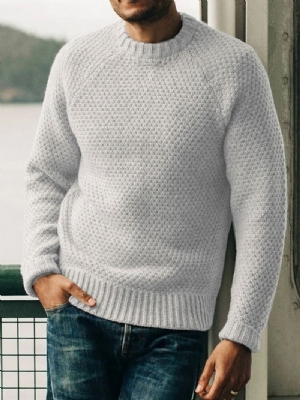 Smukły Męski Jesienny Sweter Standard