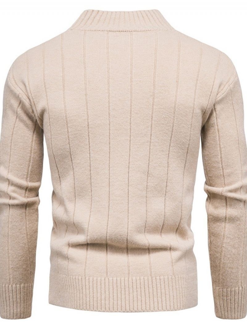 Standardowy Jesienny Sweter Ze Stójką