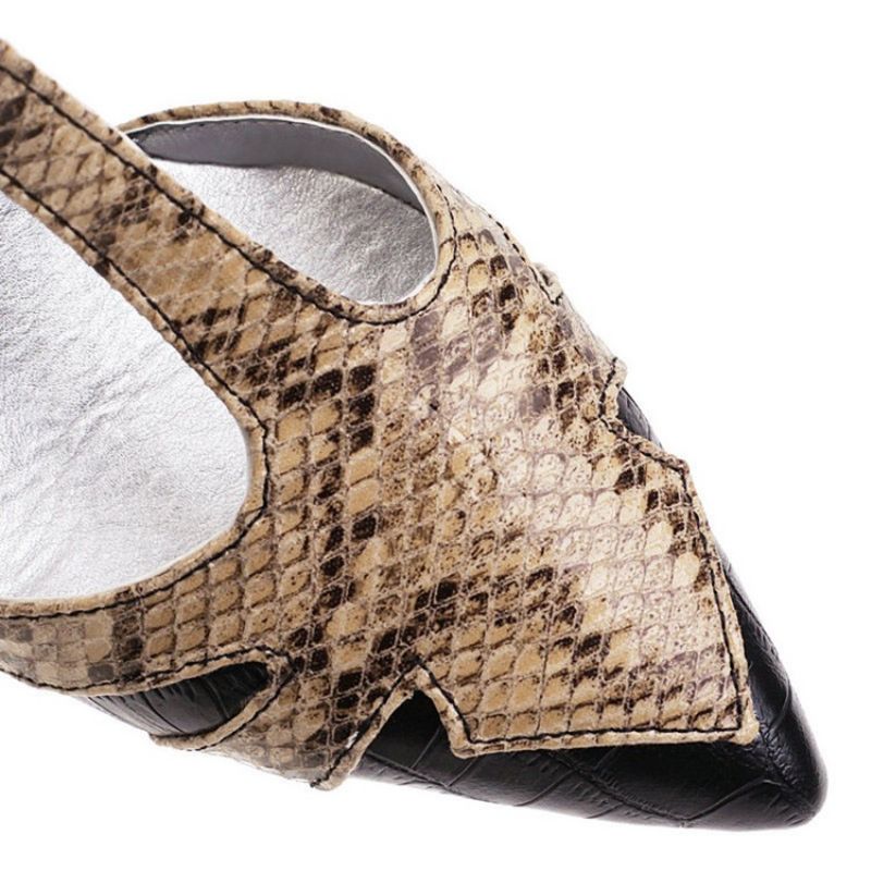 Szpilka Klamra Szpiczasty Nosek 9 Cm Cienkie Buty