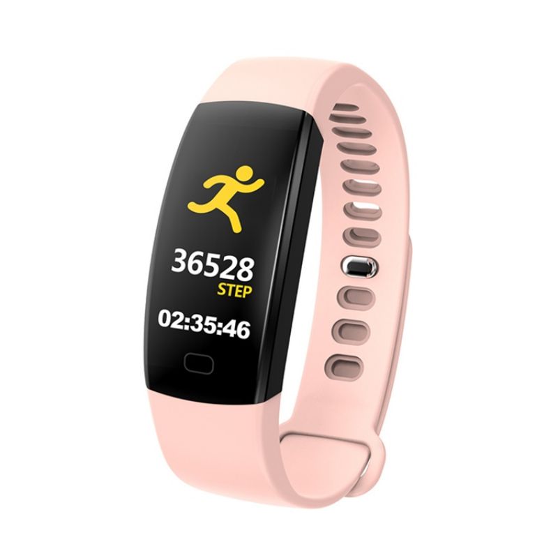 F64 Kolorowy Ekran Inteligentna Bransoletka Pogoda Zdrowie Bluetooth Sportowy Zegarek Kcal
