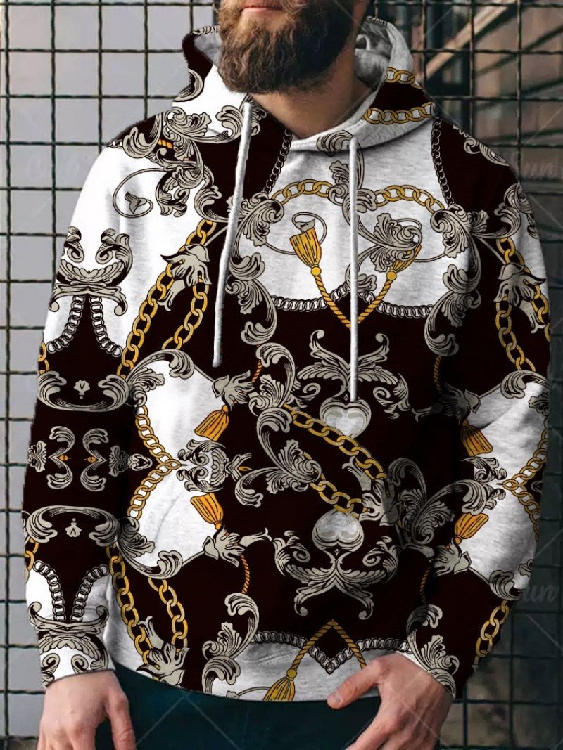 Print Pullover Fall Pullover Bluzy