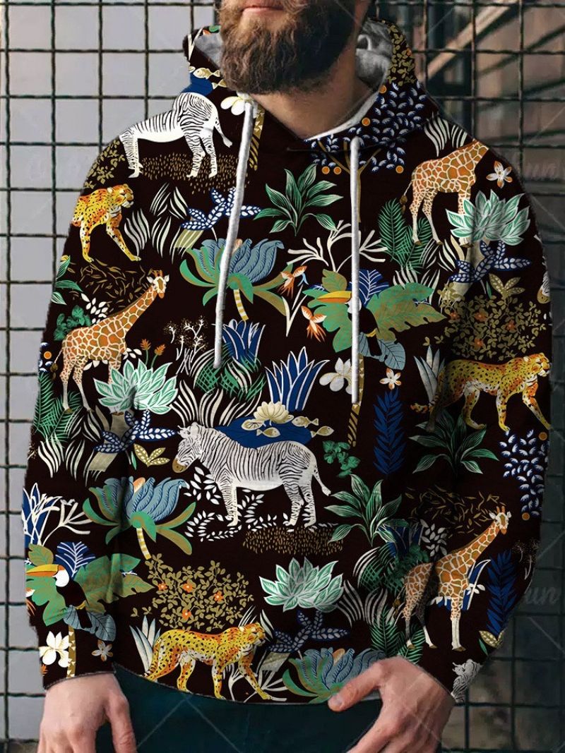 Print Pullover Fall Pullover Bluzy