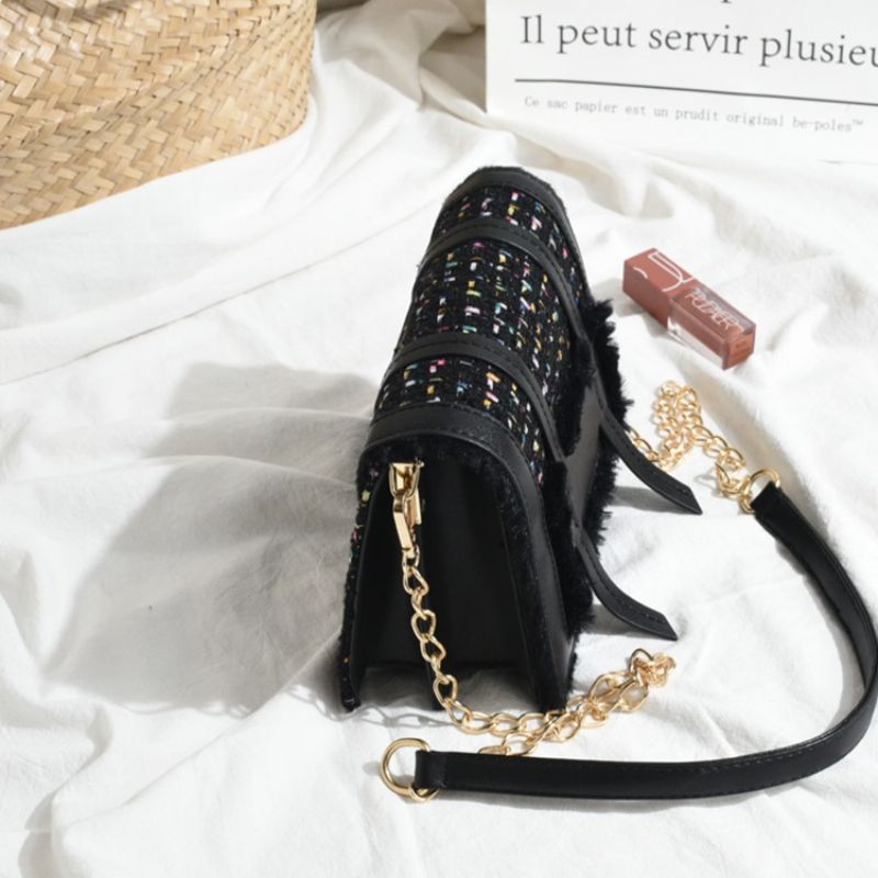 Plaid Chain Japońskie Prostokątne Torby Crossbody