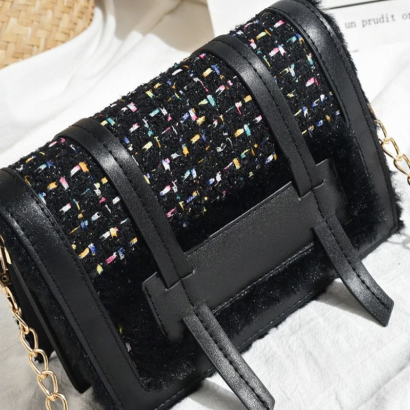 Plaid Chain Japońskie Prostokątne Torby Crossbody