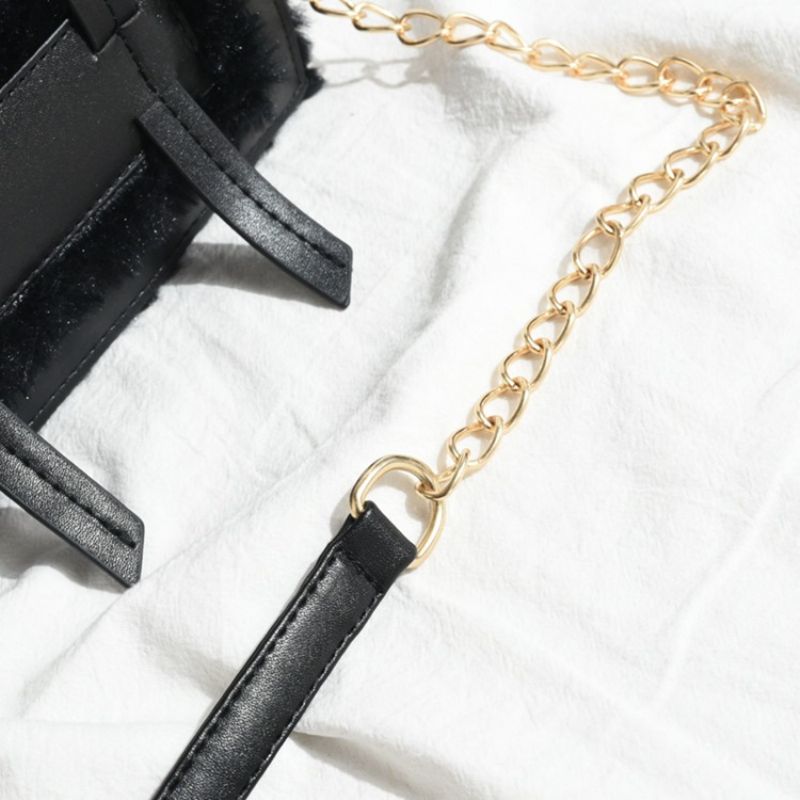 Plaid Chain Japońskie Prostokątne Torby Crossbody