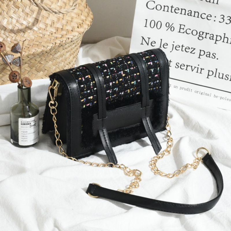 Plaid Chain Japońskie Prostokątne Torby Crossbody